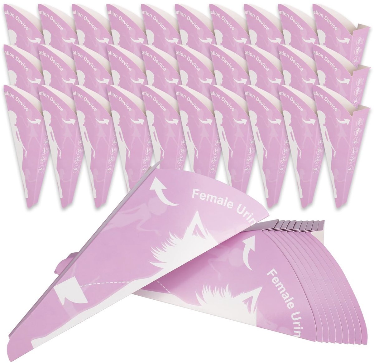 Dailygoods - Portable Urinella voor Vrouwen - 30 Stuks Disposable Pee Funnel