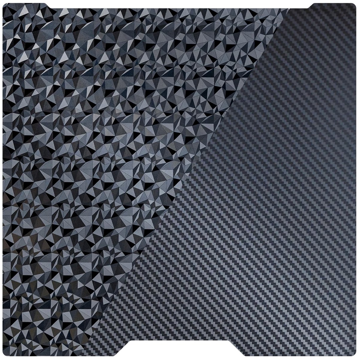Dailygoods - Bamboelab H2C PET(carbon) + (Diamond) Bouwplaat voor 3D Printen