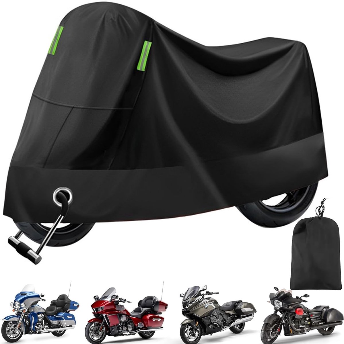 Dailygoods - XXL Waterproof Outdoor Motor Tarpaulin met Lock Hole