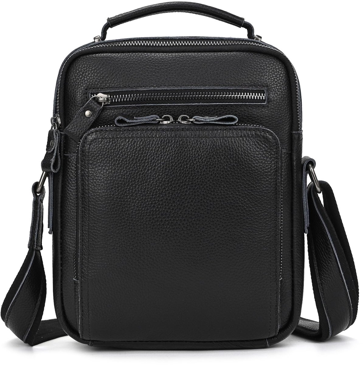 Dailygoods - Vintage Leren Schoudertas voor Mannen, Casual Messenger Bag