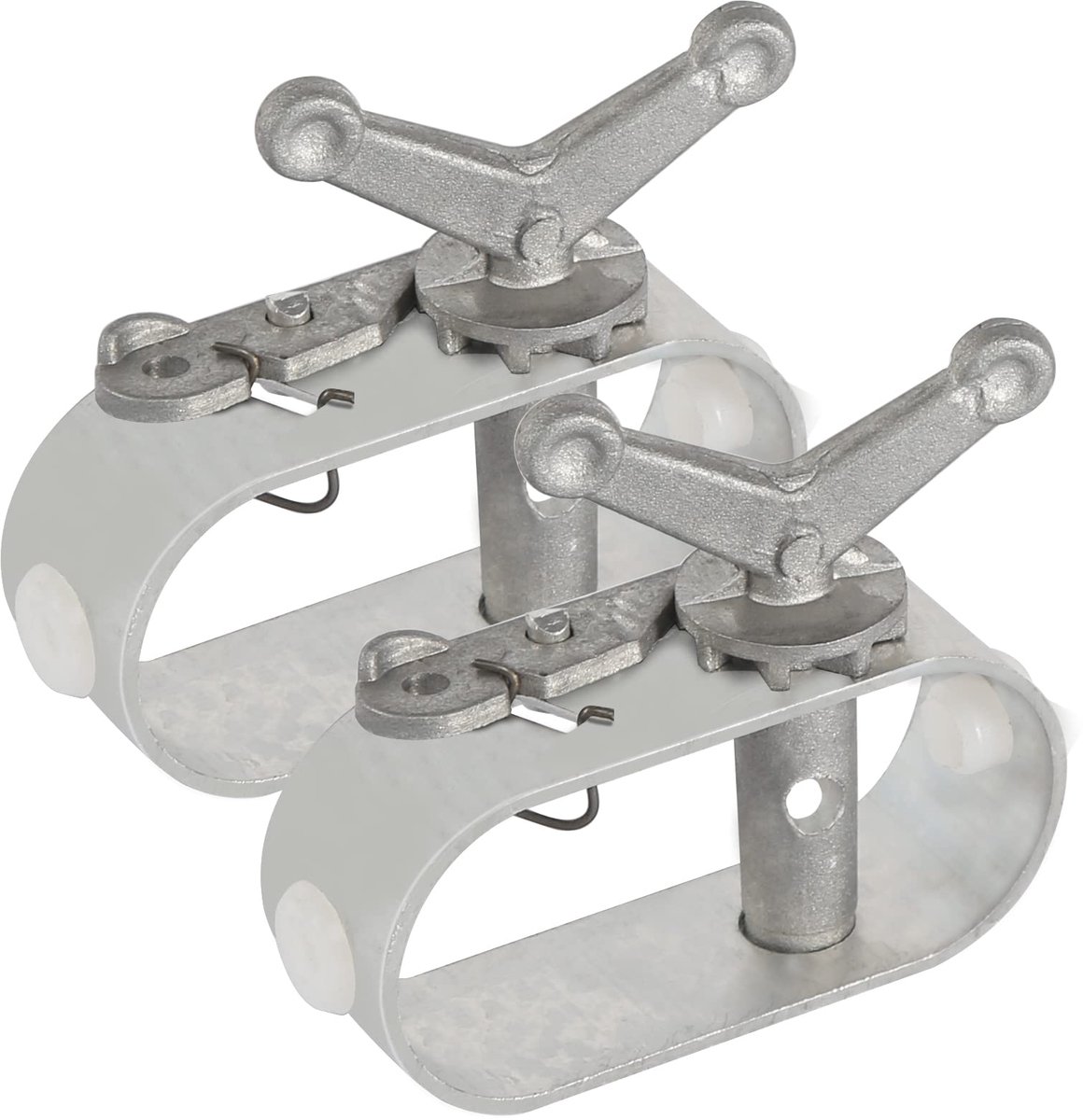 Dailygoods - Spannschroef Set voor Zwembadzeil - 2 Stuks Hoogwaardige Aluminium Tensioners