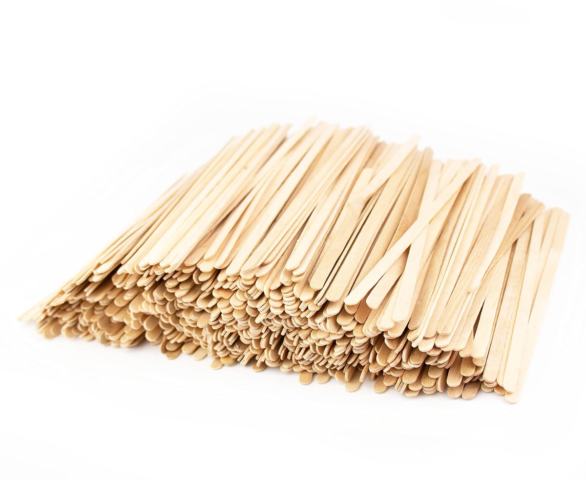 Dailygoods - Houten Roerstaafjes voor Koffie en Thee - Set van 4000 Stuks