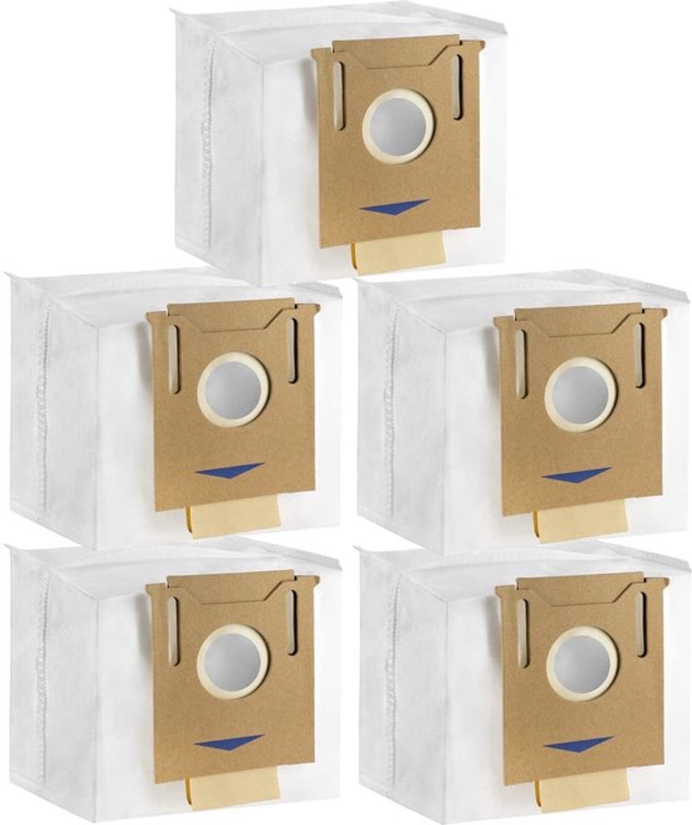 - Stofzakken - 5 Pack Stofzakken - Hoogwaardige kwaliteit - Geschikt voor T8/N8 Pro - Duurzaam en efficiënt - Ideaal voor stofzuigers