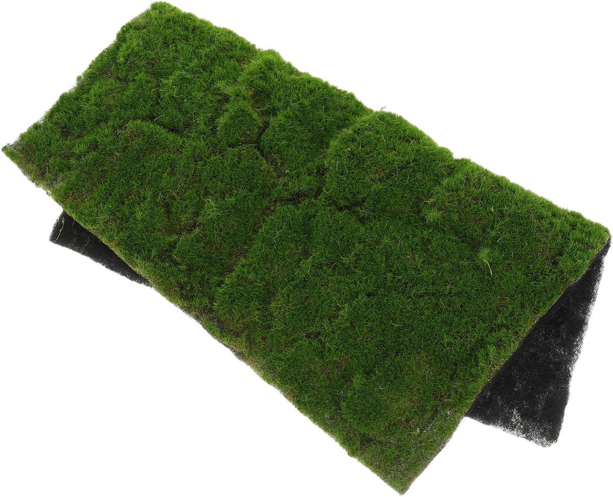 Nep Mos Mat - Kunstgras Decoratie - Tuin Aankleden - Onderhoudsfree Groen - 30 x 30 cm - Groen