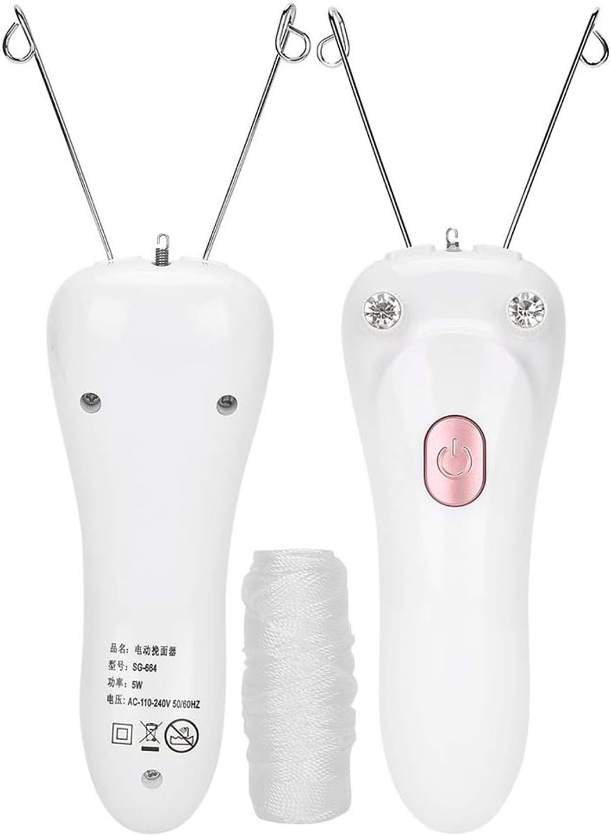 SnelShoppen - Elektrisch Inrijg-Epilator voor Dames - USB-oplaadbare Ontharingsapparaat voor Gezicht, Oksels en Armen - Roze, Eenvoudig in Gebruik en