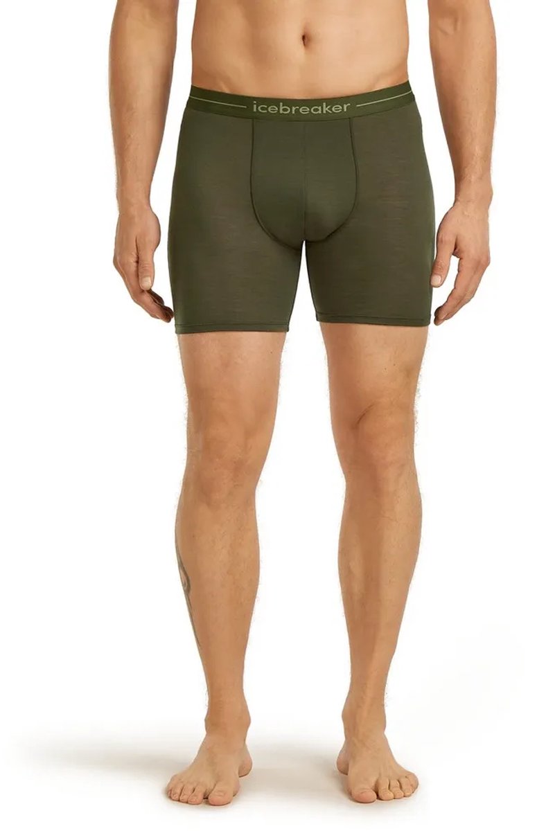 Icebreaker Merino 150 Anatomica Long Boxers Grijs S Man