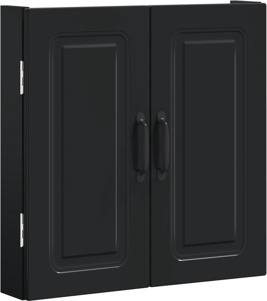 vidaXL - Dartbord - Kabinet - UTRECHT - Zwart - 52,5 - x - 10,5 - x - 53,5 - cm van vidaXL — afbeelding 5