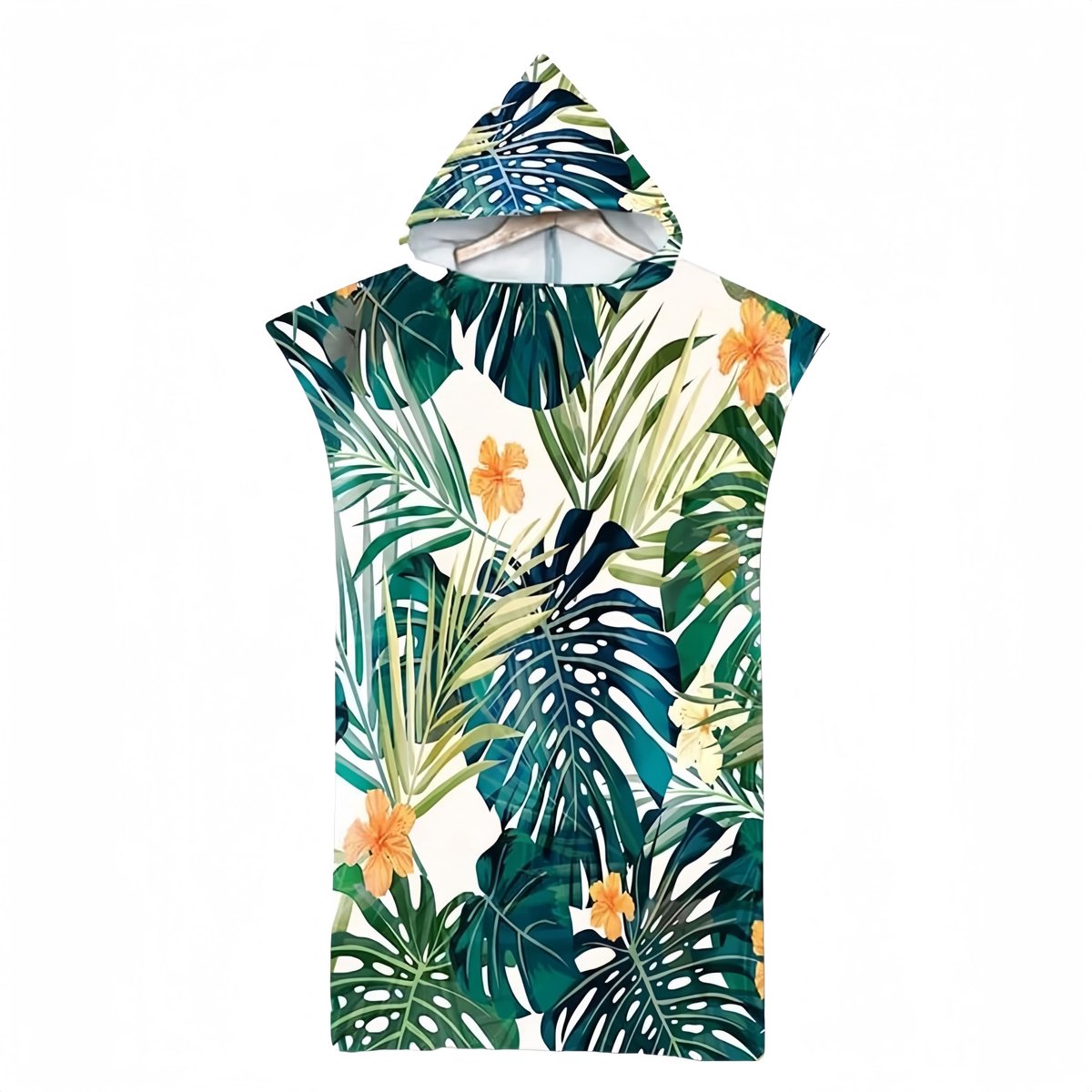 Dailygoods - Volwassen Hooded Strandhanddoek - Poncho Towel 85x110cm