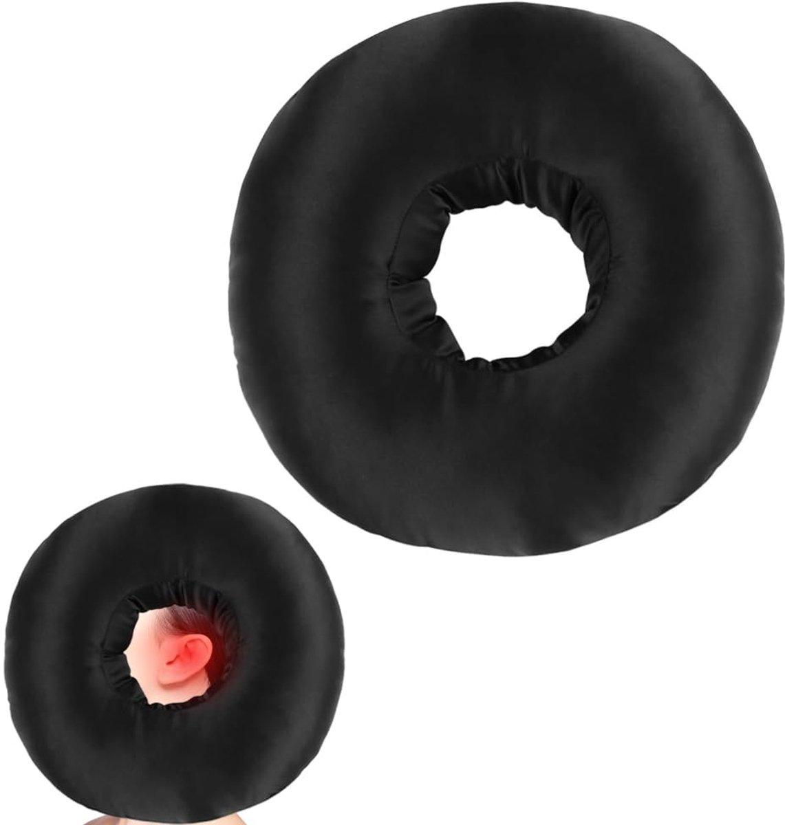 Dailygoods - Piercingkussen met Gat voor Oorpijn en Hoofdkussen voor Zijslapers