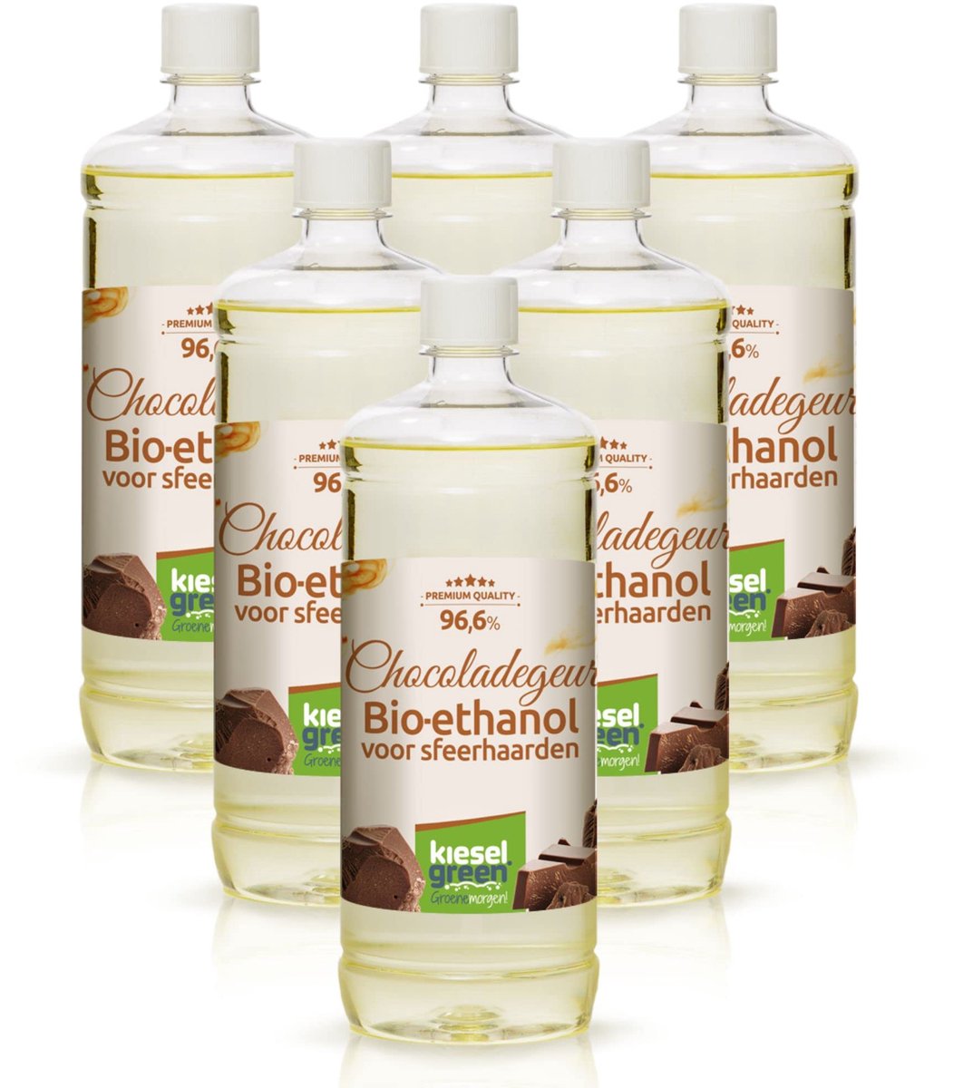 Dailygoods - Bio-Ethanol 6 x 1 Liter met Parfum voor Ethanol Haard - Vele Geuren