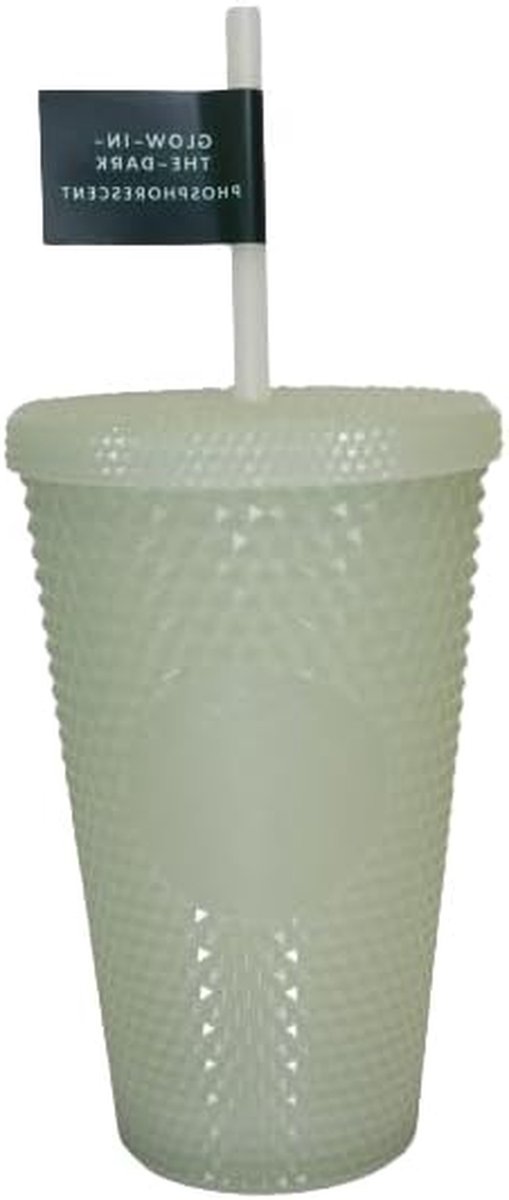 Glow in Dark Cold Cup - Beker Herbruikbaar - Koude Dranken Drinken - Lichtgevend Effect - 473 ml - groen