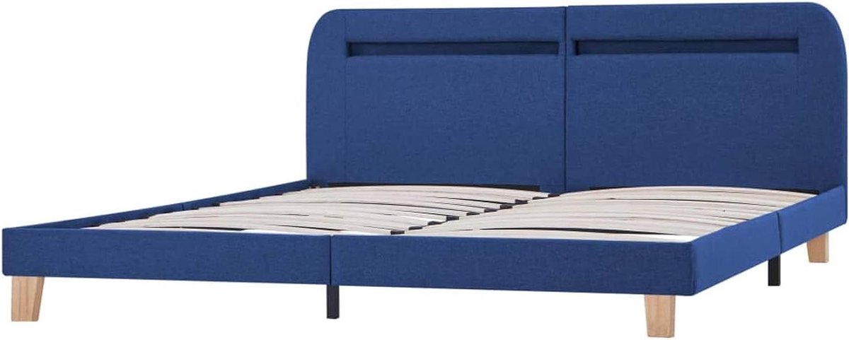 Bedframe met LED Verlichting - Jongensbed Meisjesbed - Slaapkamer Decoreren - Kleurrijke LED Strip - 180x200 cm - Geel