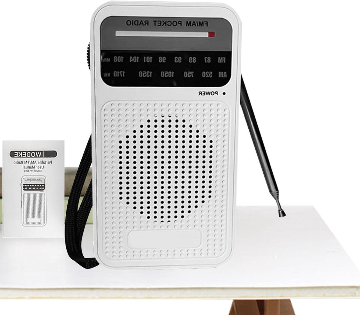 Draagbare Transistor Radio - Batterij Radio AM/FM - Muziek Luisteren Buiten - Hoge Ontvangstgevoeligheid