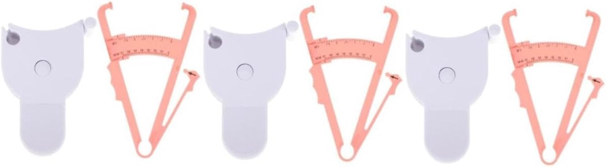 Meetlint en Schuifmaat Set - Lichaamsmeting Tool - Gezondheid Monitoren - Eenvoudig Afleesbare Markeringen - 3 Sets - Diverse kleuren
