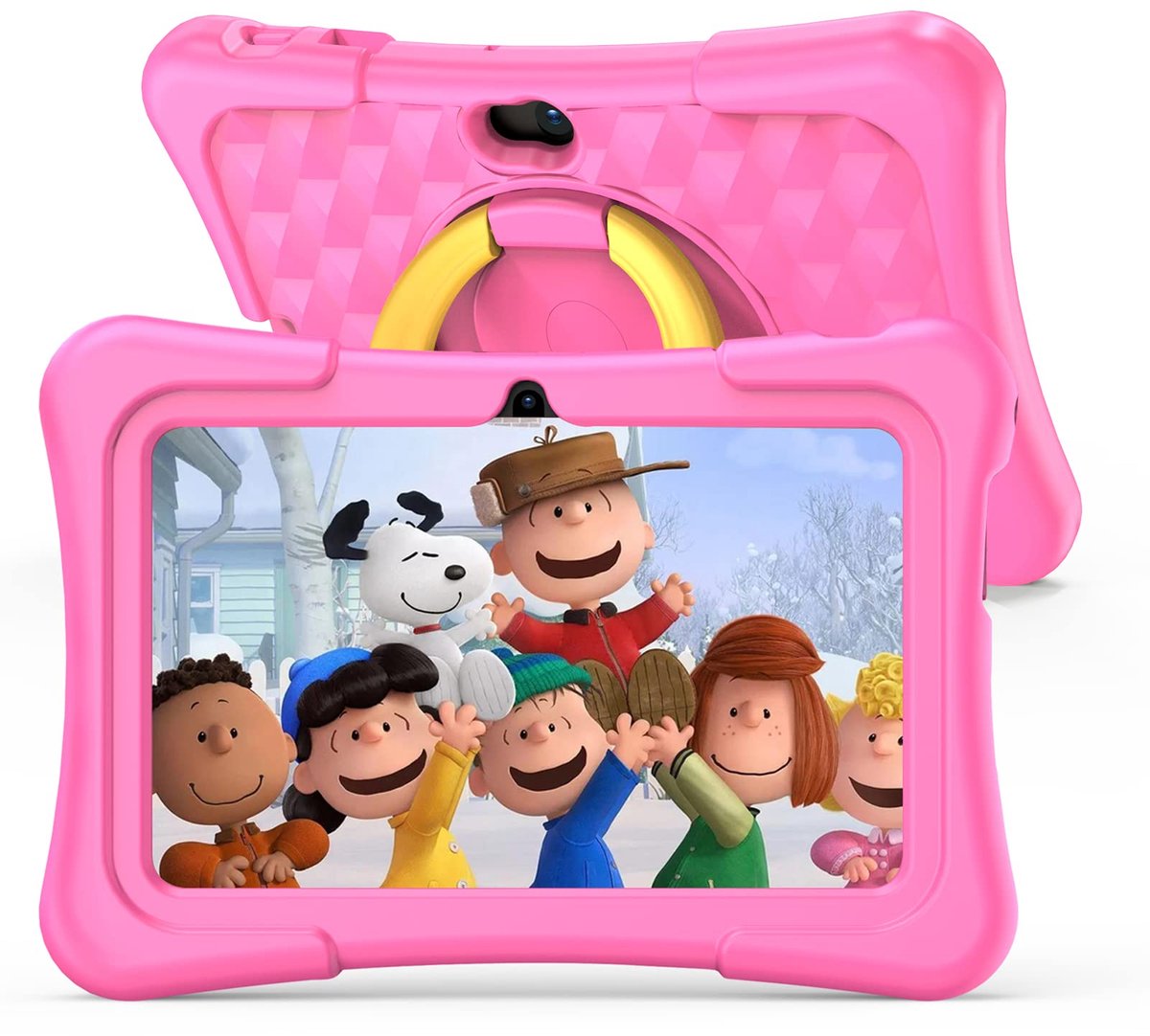 SnelShoppen - 7 inch Android 11 Tablet voor Kinderen - Quad Core, 2GB RAM, 32GB ROM, BT, WiFi, Dual Camera, Educatieve Spellen, Kinderslot, Met Tablet