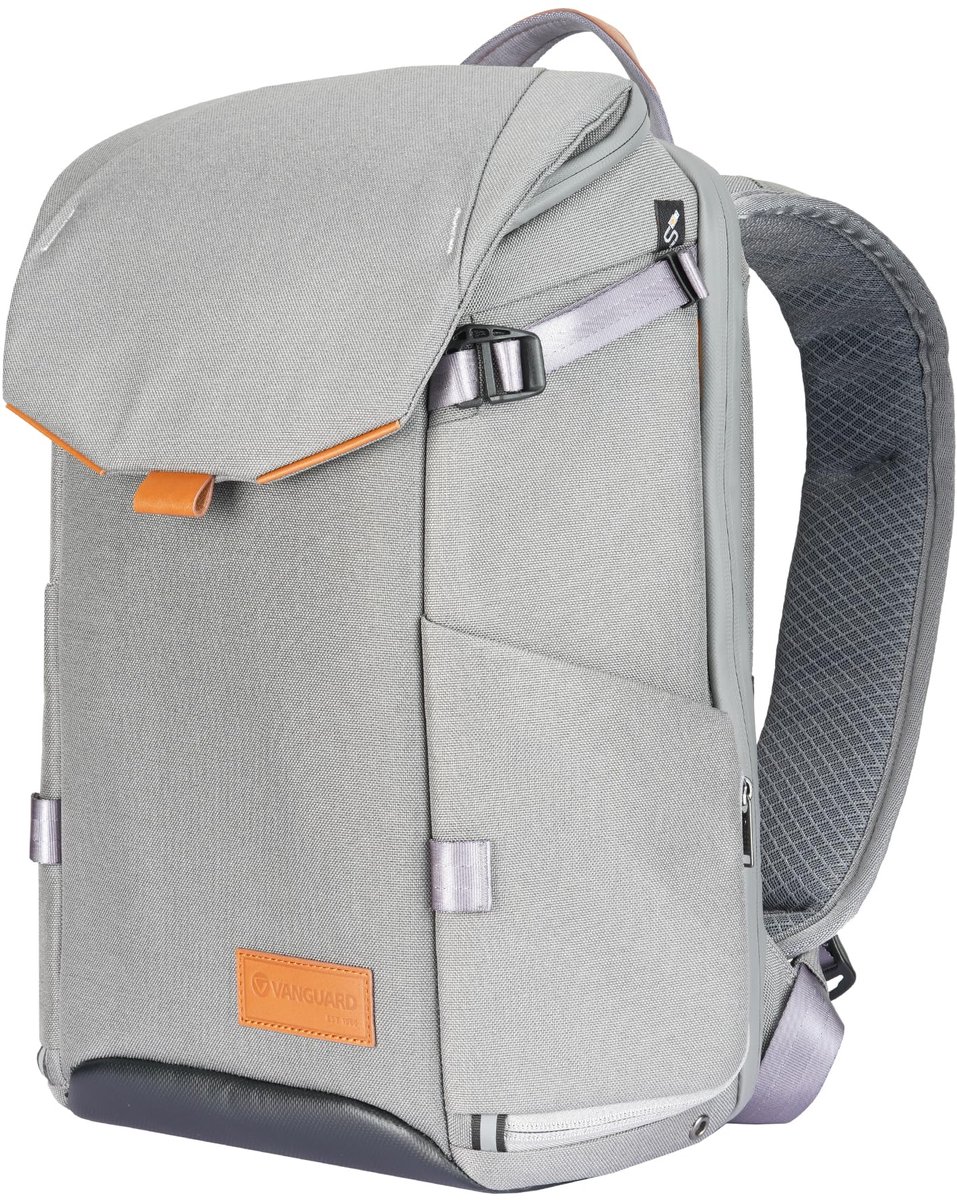 SnelShoppen - Designer DSLR en Mirrorless Rugzak met Laptopvak, Grijs - VANGUARD Veo City b42 GY - Perfect voor Fotografie, Reizen en Dagelijks Gebrui