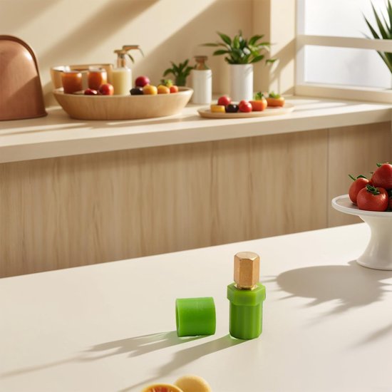 Schaaraskoppeling - Reserveonderdeel Keukenmachine - Pasta Maken - Messing Materiaal - 10.8 x 7.11 x 1.5 cm - Groen — afbeelding 3