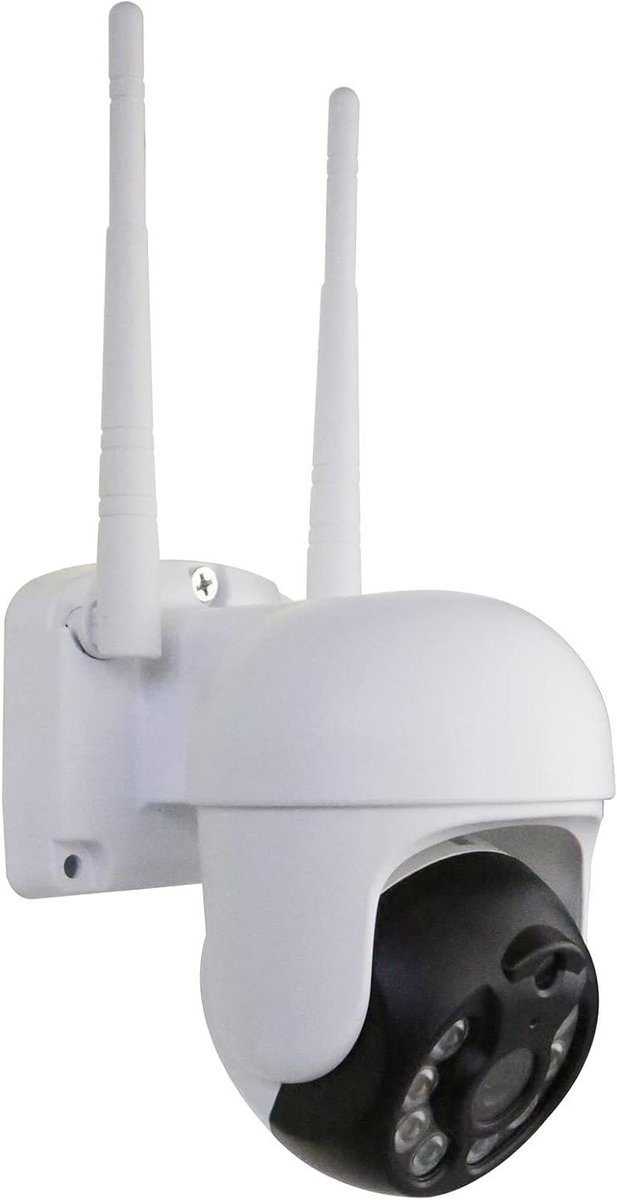 Beveiligingscamera Buiten - Dome Camera WiFi - Huis Beveiligen - Nachtkleur Zicht - 1080P - Wit