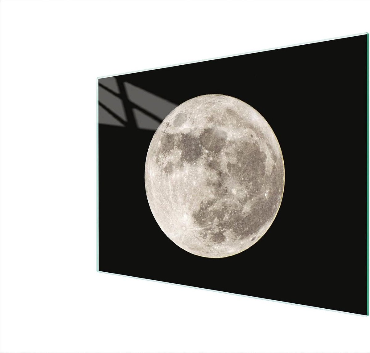 Glazen Snijplank - Spatbord Glasplaat - Aanrecht Beschermen - Gehard Glas - 30x22 cm - Zwart