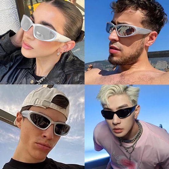 Zonnebril - Lichtgewicht - Gepolariseerd - Sportbril - UV400 Bescherming - Trendy Retro Design - Voor Heren/Dames — afbeelding 2
