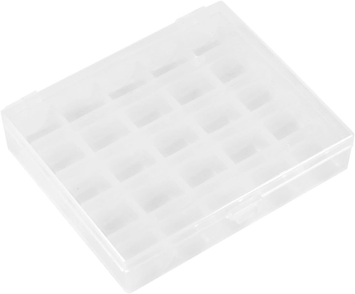 Plastic doos Spoelhuls Spoelorganisator Spoelcontainer Spoelbox Spoeldoos voor 25 spoelen