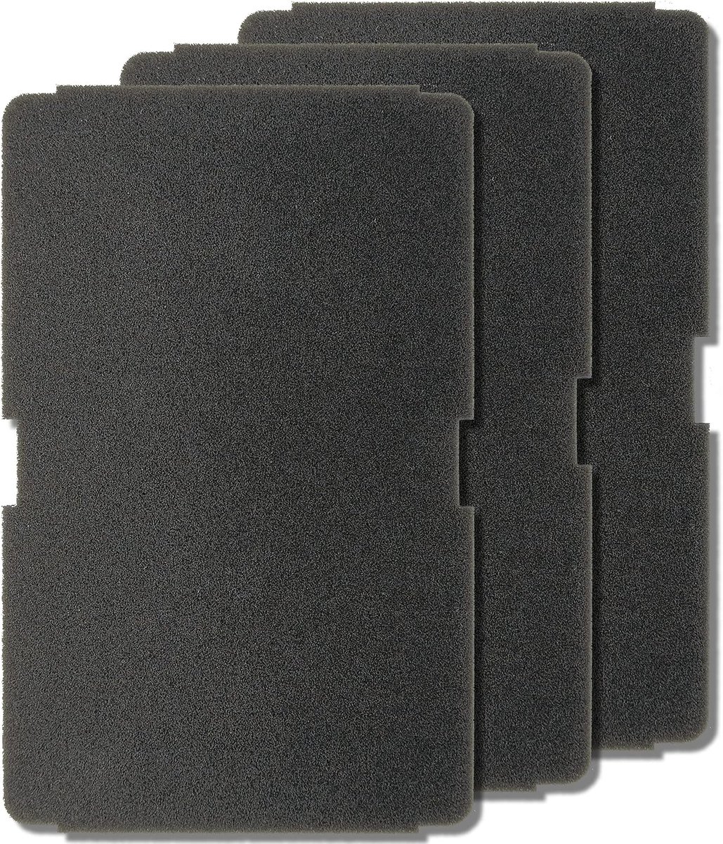 Set van 3 | nieuwigheid Sponsfilter filtermat droger fijn/grof Beko Grundig Blomberg 2964840100
