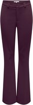 Only Broek Onlpeach Mw Flared Pant Tlr Noos 15298660 Fig Dames Maat - W38 X L32