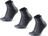 DANISH ENDURANCE Chaussettes de course quart de longueur pour femmes et hommes longue distance - Anti ampoules - Taille 43-47