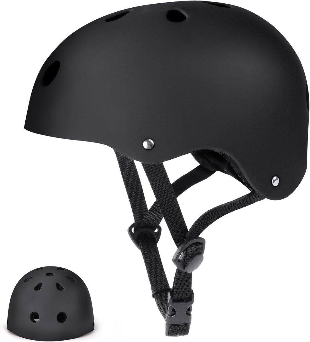 Flintronic Kniebeschermers voor kinderen, elleboogbeschermers, polsbeschermers, 6-in-1 beschermende uitrustingset, comfortabele en eenvoudig te installeren scooter, skateboard, fiets