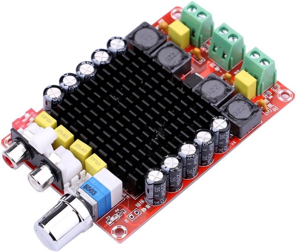 TDA7498 2X100W Dual Channel Digital Stereo eindversterkermodule DC 24V Class D Audio versterker Board