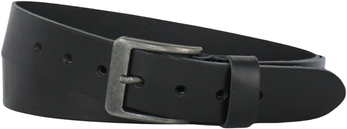 Heren Riem 4cm | Kleur: Donker Bruin | Riemmaat: 115 (totale lengte: 130cm) | 100% Echt Leer | Nikkelvrije gesp