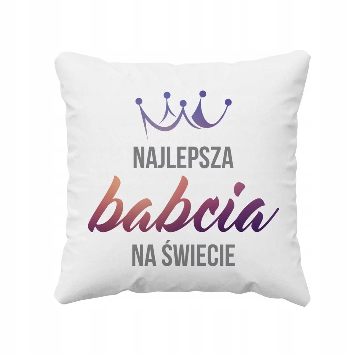 Decoratieve kussen "Beste oma ter wereld" - Leuk cadeau voor oma