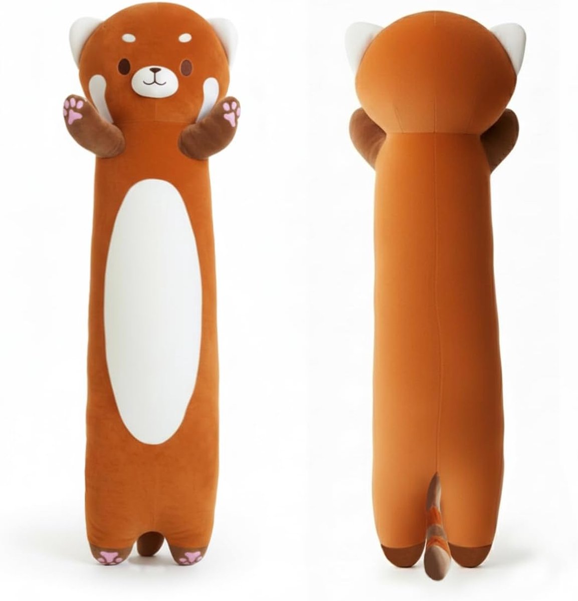 Panda knuffeldier, extra lang knuffeldier, superzacht knuffelkussen voor kinderen en volwassenen, cadeau voor Kerstmis en woonkamer, decoratie (60 cm)