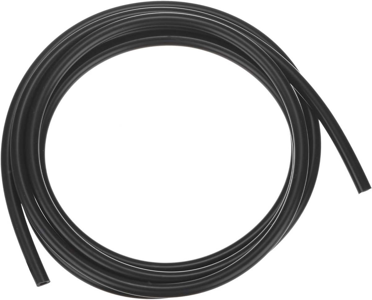 Siliconen slang, 3/16" (5 mm) ID x 11/32" (9 mm) OD siliconenrubber vacuümbuis, 8ft (2,5 M) hoge temperatuur waterluchtslangpijp voor pomp/vloeistofoverdracht, thuisbrouwen/wijnmaken