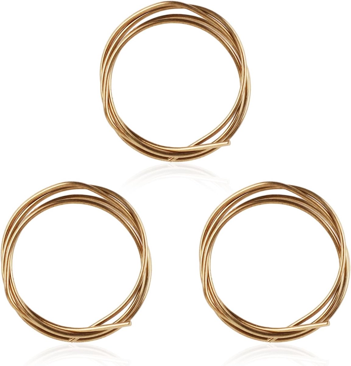 3st Verguld Legeeringssoldeer voor Sieradenmaken, 16cm Lang Eenvoudig Verguld Legeeringssoldeerflux voor Sieradenreparatie Elektronica Loodgieterij (Smelttemperatuur 718 °C, 738°C, 788°C)