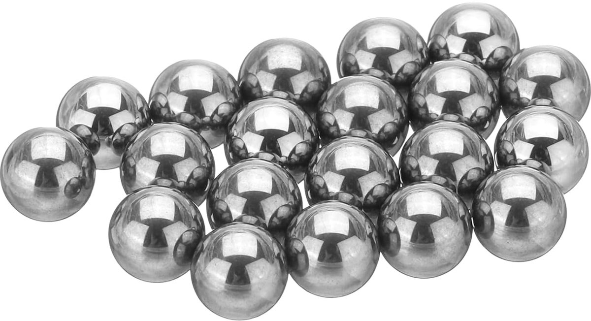 20 stuks wolfraamstalen kogellagerkogels 6 mm carbide G10 precisiebal voor industriële ballen, machines, auto's en doe-het-zelf (spiegels)