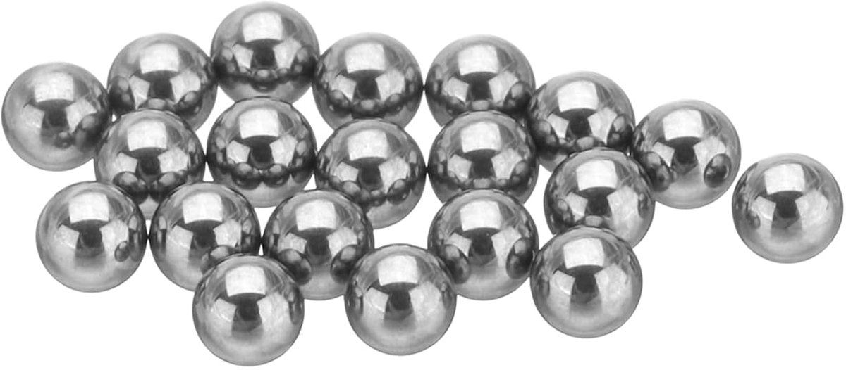 20 stuks wolfraamstalen kogellagerkogels 2,5 mm carbide G10 precisiebal voor industriële ballen, machines, auto's en doe-het-zelf (spiegels)