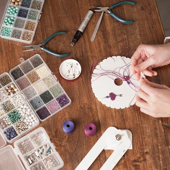 200 stuks open kraalpunten, knoopafdekkingen, metalen schelprand, omklapbare kalotten, eindkappen voor sieraden zelf maken, handwerk (4 mm/0,16" kop goud) — afbeelding 2