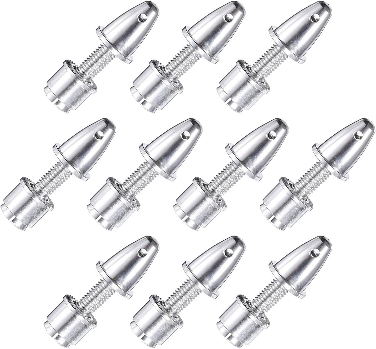 RC vliegtuig, propellerspinner, 3,17 mm boring en 5 mm uitgangs propeller-adapter, saver, voor borstelloze motoren en toerentalregelaar, verpakking van 10 stuks