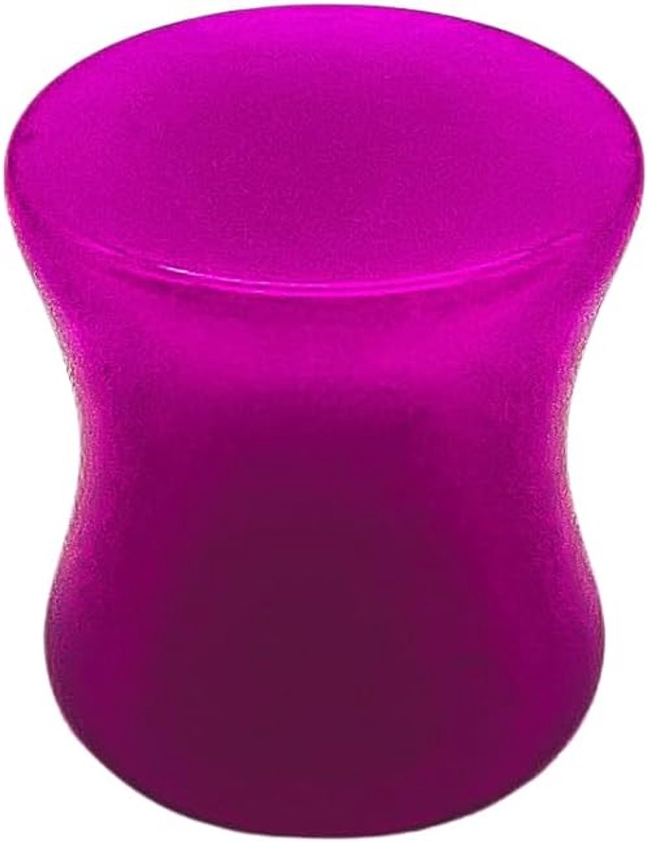 1 oorplug acryl oorpiercing oorsieraad tunnel saddle-plug zadelsluiting 3-25 mm