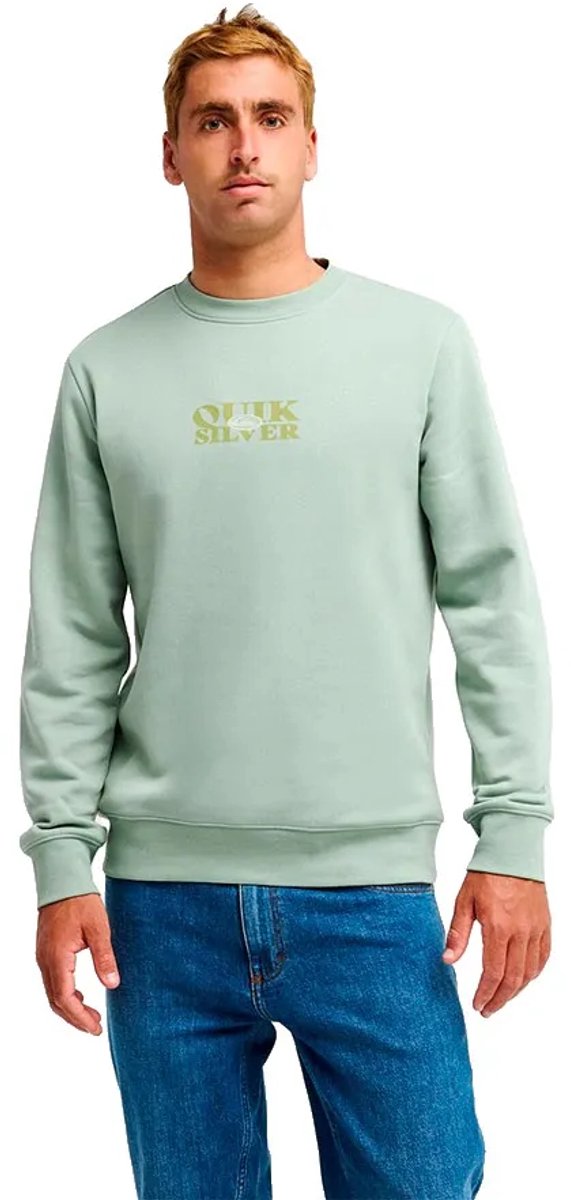 Quiksilver True Crew Sweatshirt M Man Groen