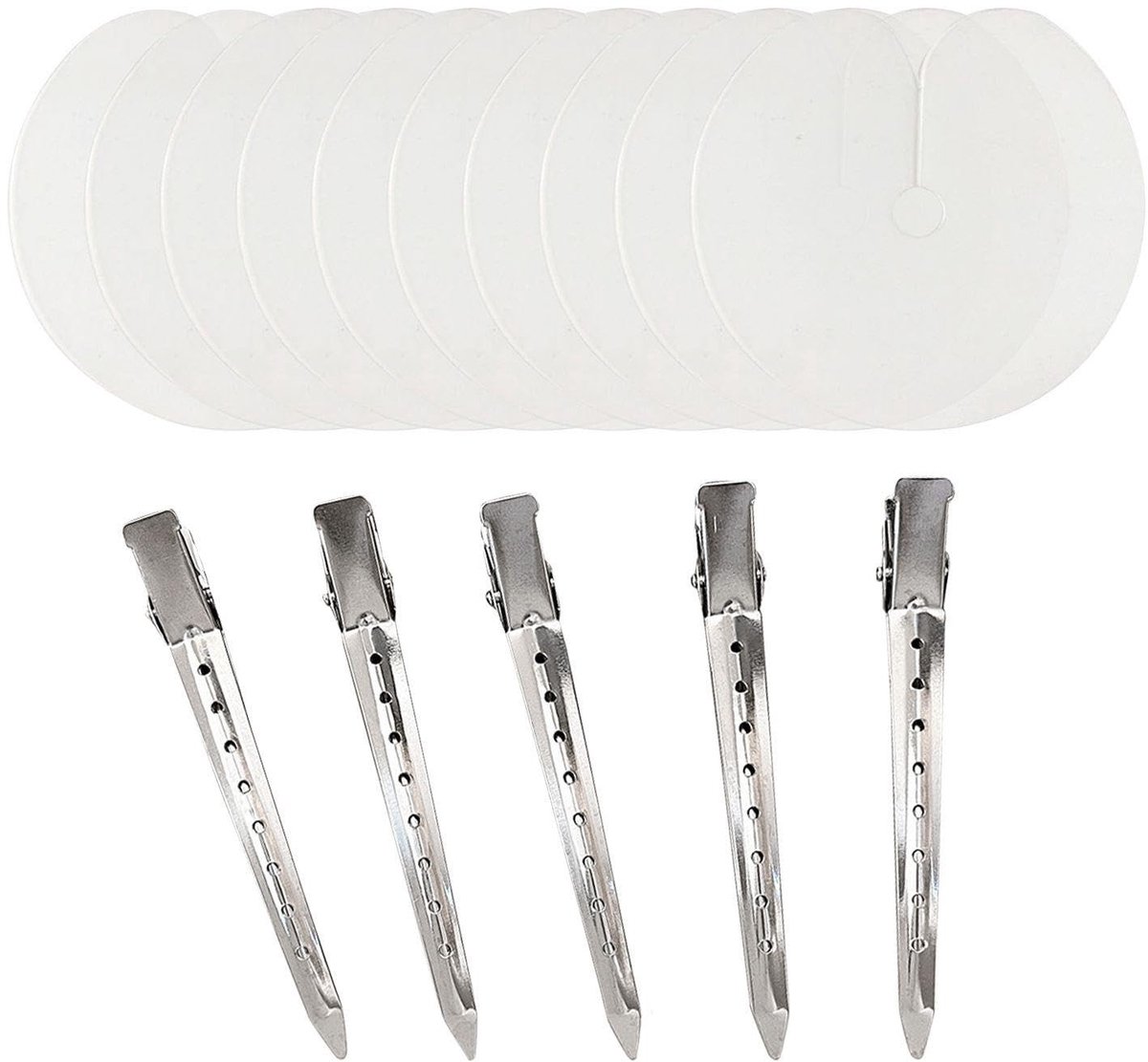 Elzusha - Set van 50 Isolatieplaten en 5 Haarfixatieclips