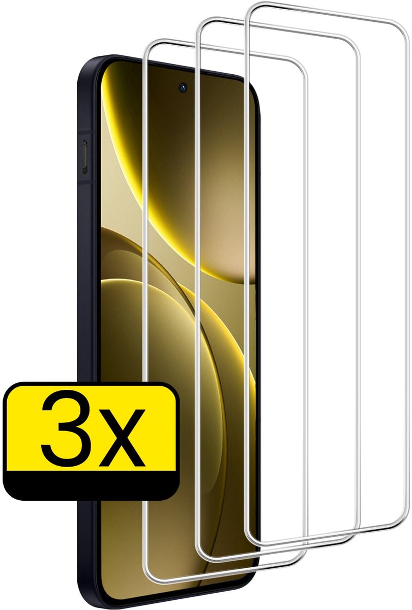 Screenprotector - Geschikt voor OPPO Find X9 Pro - 3 Stuks - Extra Sterk - Beschermglas - Gehard Glas - Tempered Glass - Screen Protector