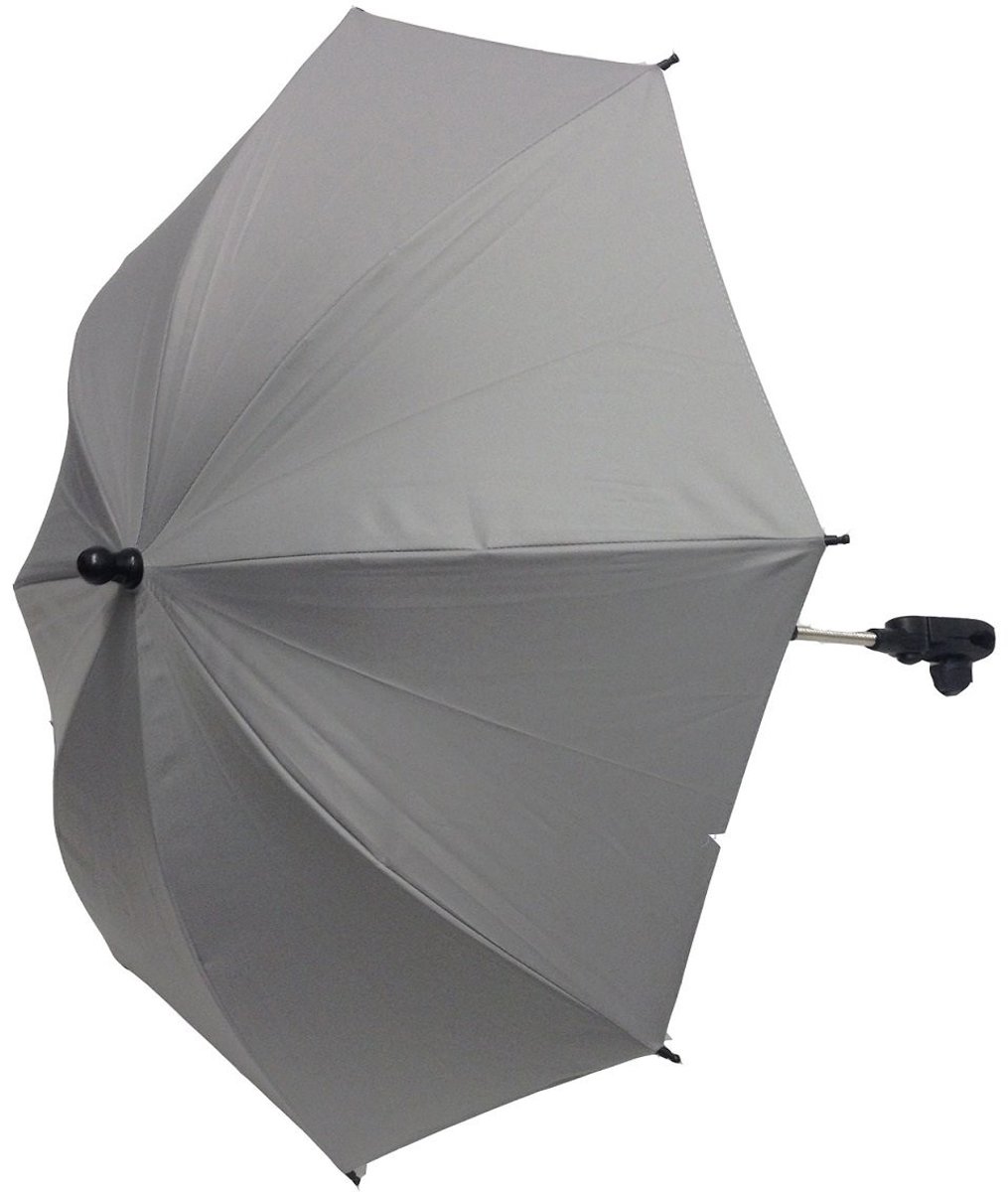 Elzusha - Universele Kinderwagen Parasol met UV-bescherming SPF 50 - Grijs