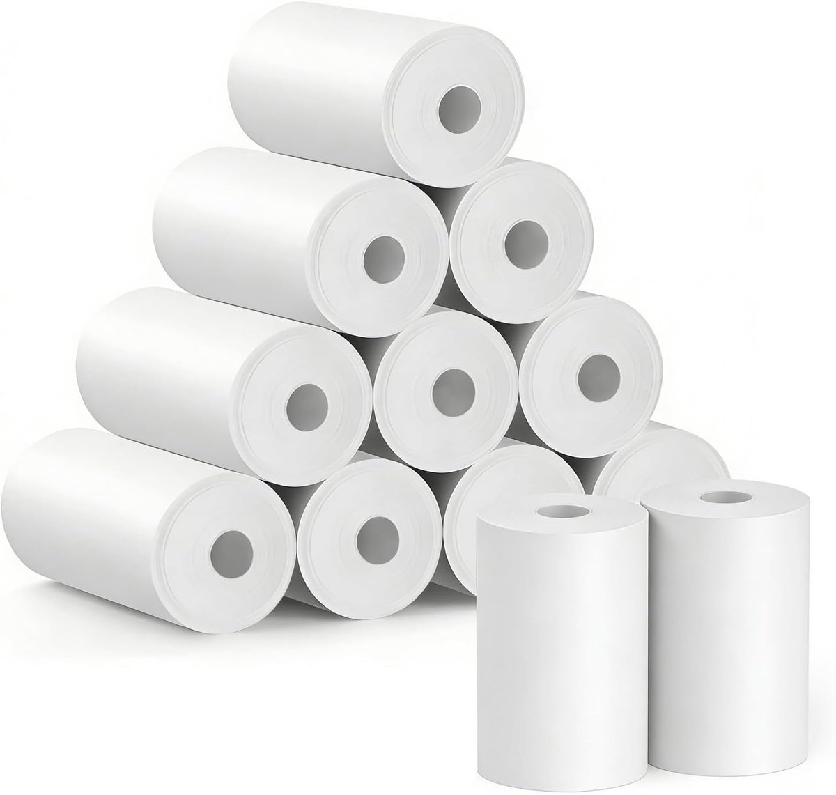 Thermisch Papier 57 x 30mm voor Kindercamera's - Direct Afdrukken, Mini Camera Accessoire, 12 Rollen