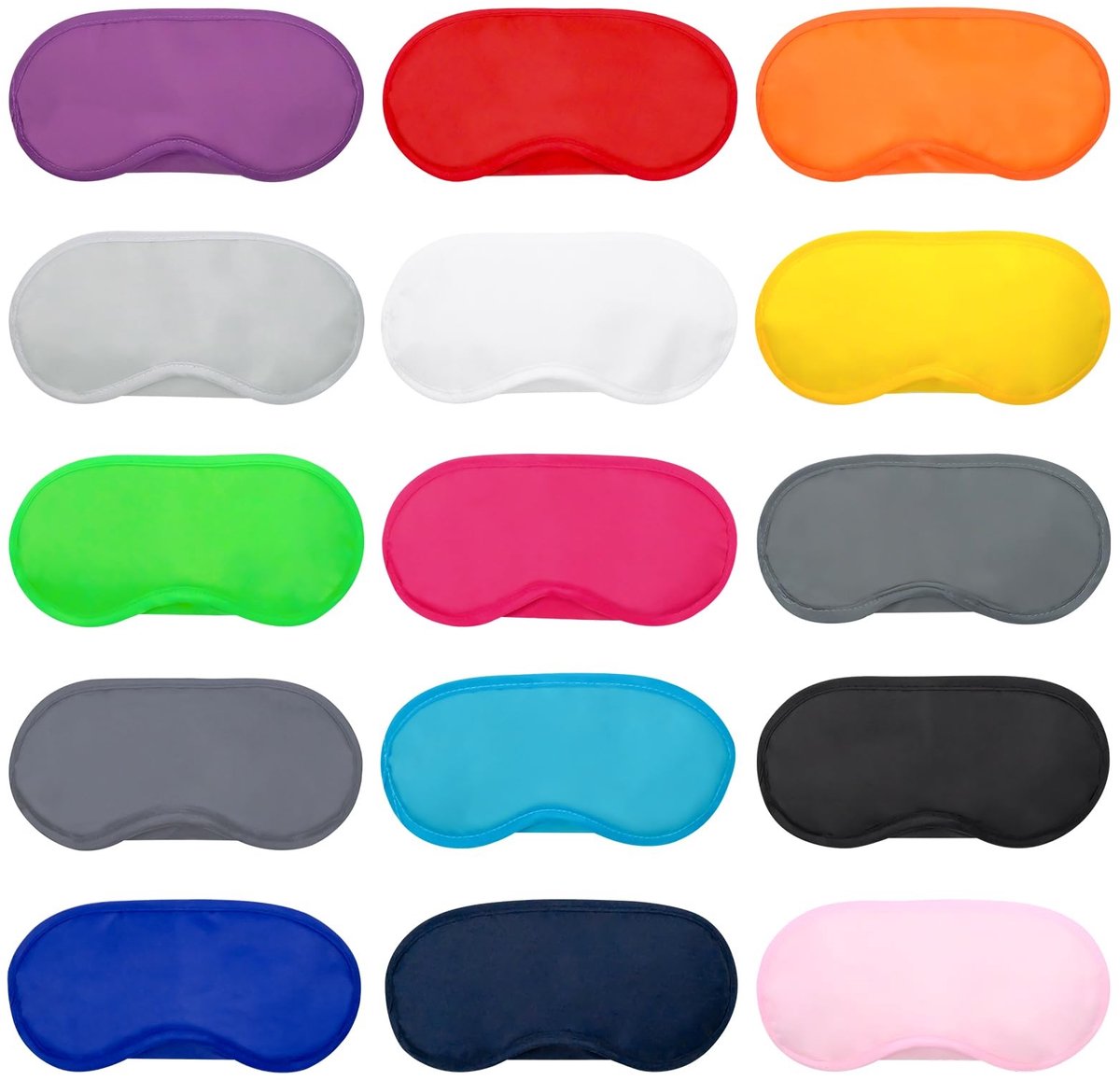 Omgoods - Set van 30 Lichtblokkerende Slaapmaskers met Neuskussen
