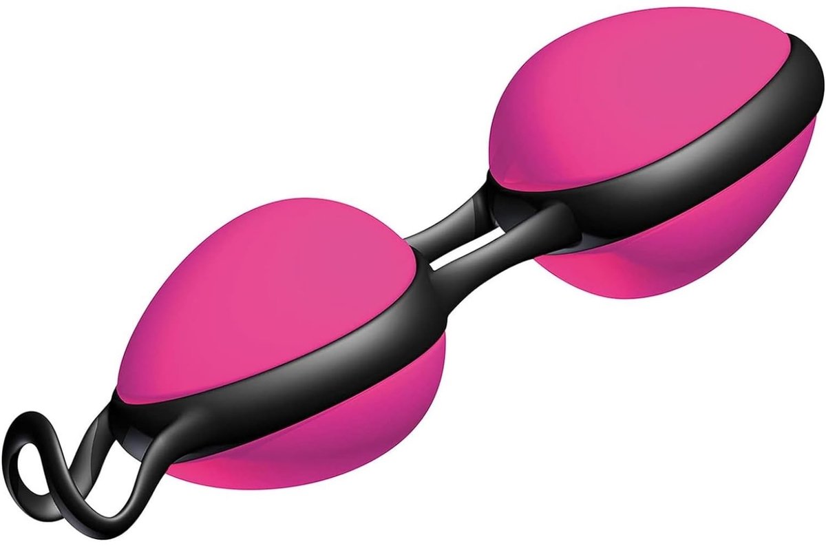 JOYDIVISION Joyballs Secret Duo - Loveballs Duo Roze | Vaginale ballen voor bekkenbodem fitness | Plezierballen gemaakt van Silikomed/TPE | Compatibel met glijmiddelen op waterbasis en siliconen