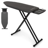 Jubbly® - Strijkplank - Strijktafel Inklapbaar - 122*45cm XL Strijkvlak - Verstelbare Hoogte - Zwart