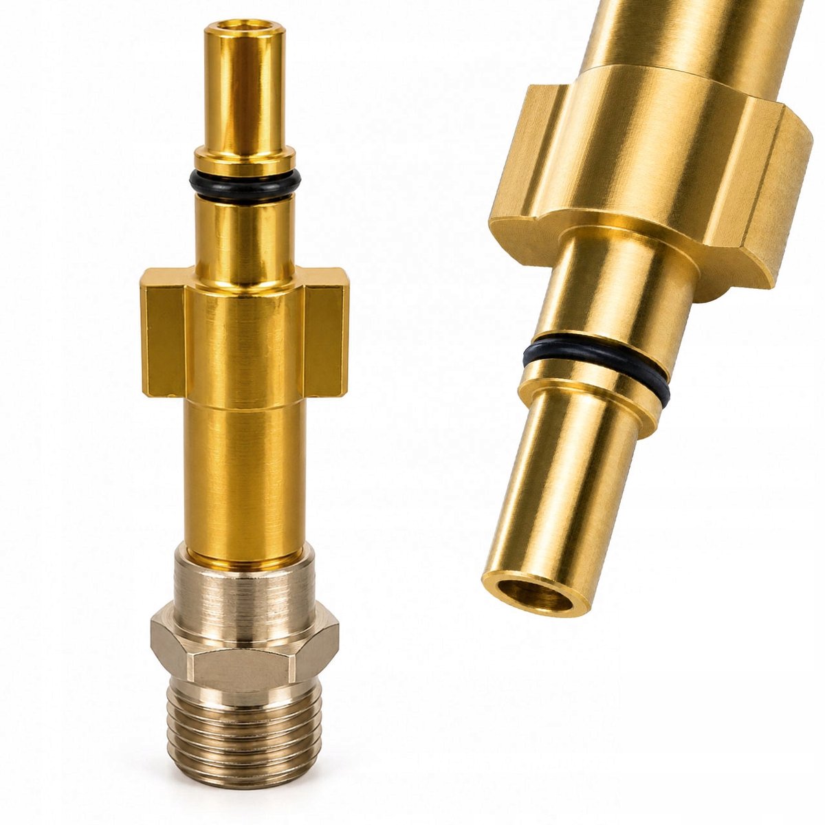 Rosfix Adapter Vervanging - M22 Buiten Draad, 9 mm Pin - Messing en Staal - Geschikt voor Bosch, Black&Decker