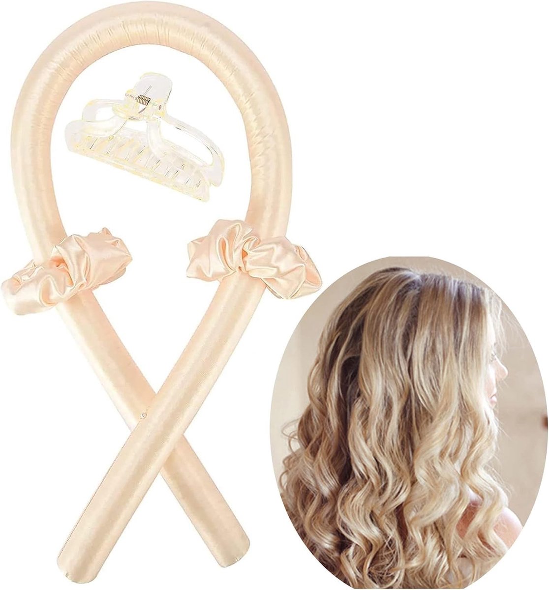 SolidKeus - Heatless Haar Krullers Set voor Lang en Middenlang Haar